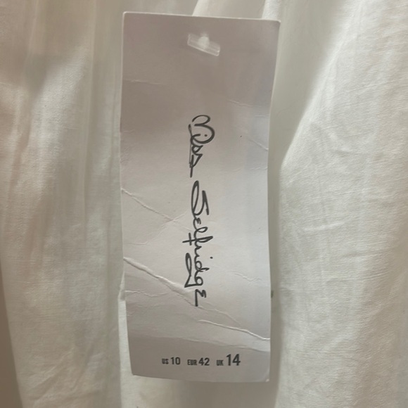 Embroidered Floral Maxi Dress with Back Tie - Picture 7 of 9